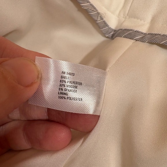 Gap Women's Cream Sailor Button Wide Leg Pants Size 12 Regular NWT - Picture 8 of 12